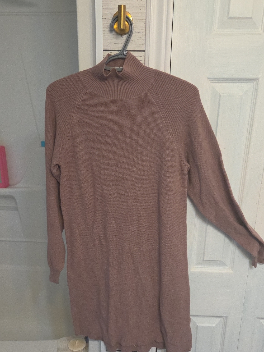 Gentle Fawn Mock Neck Knitted Mini Dress